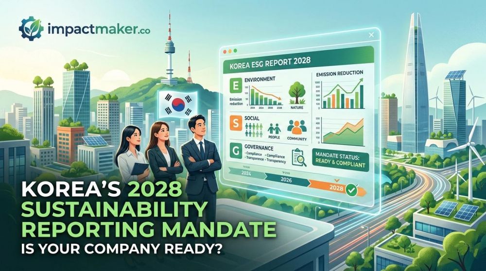 Korea's 2028 Sustainability Reporting Mandate: Is Your Company Ready?
